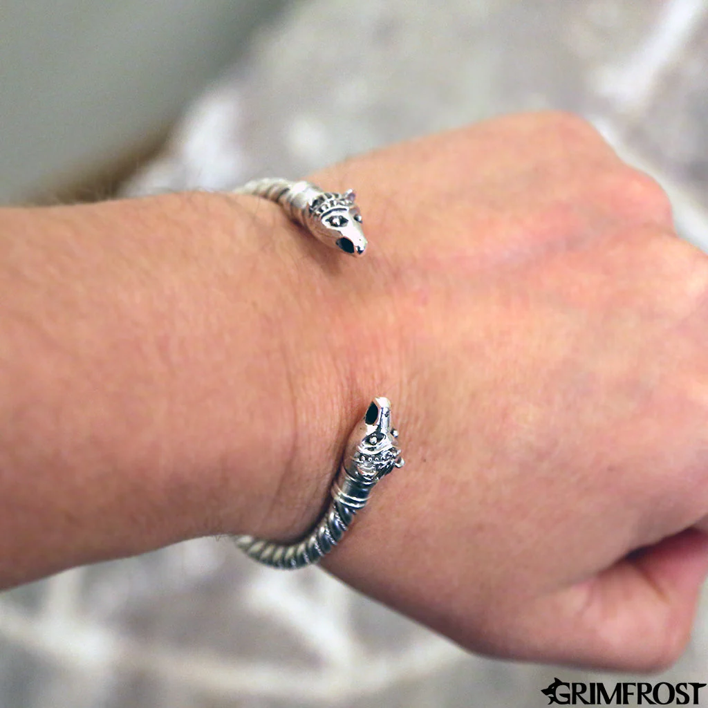 Bear Armring, Silver - Image 3